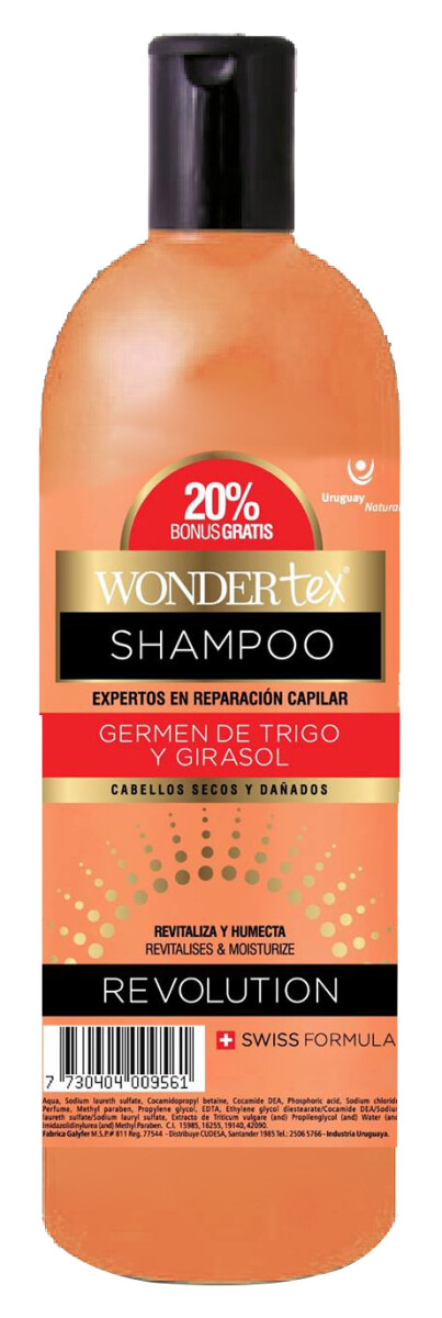 SHAMPOO WONDER TEX GERMEN DE TRIGO REVOLUTION 450 CC 