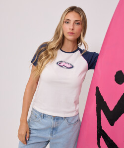 T-SHIRT UTARA RUSTY Blanco