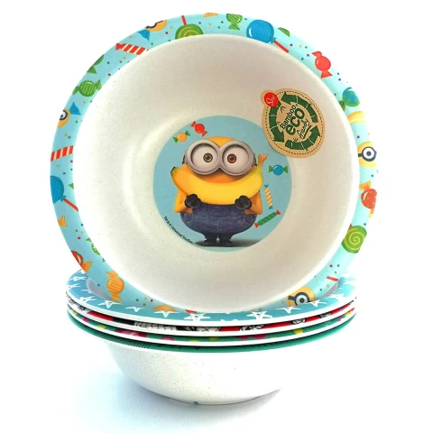 Bowl con Fibra de Bambú Minions U