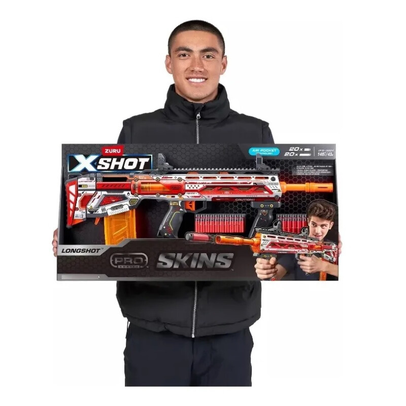 Lanzador Zuru Xshot Performance Long Shot (con 40 Dardos) Lanzador Zuru Xshot Performance Long Shot (con 40 Dardos)