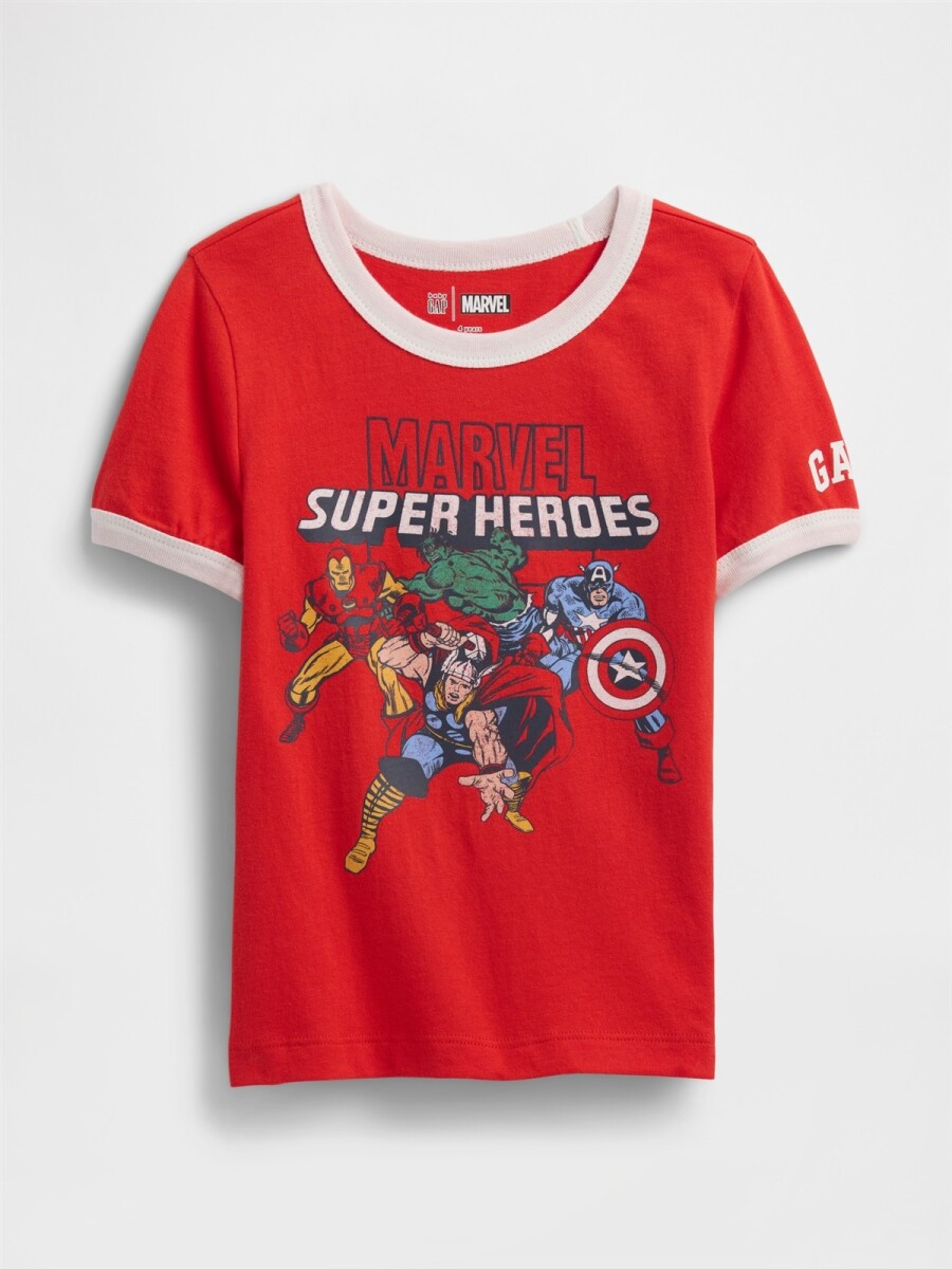 Remera Marvel Toddler Niño - Poster Red 527 