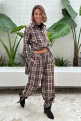 Pantalon Ter Marron/Crudo