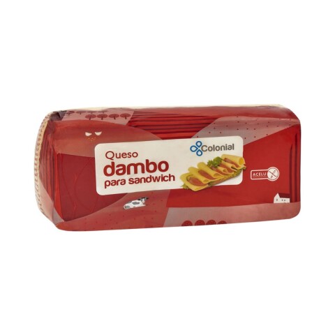 QUESO DAMBO PARA SANDWICH COLONIAL - 3,7 KG Queso Dambo Para Sandwich Colonial - 3,7 Kg