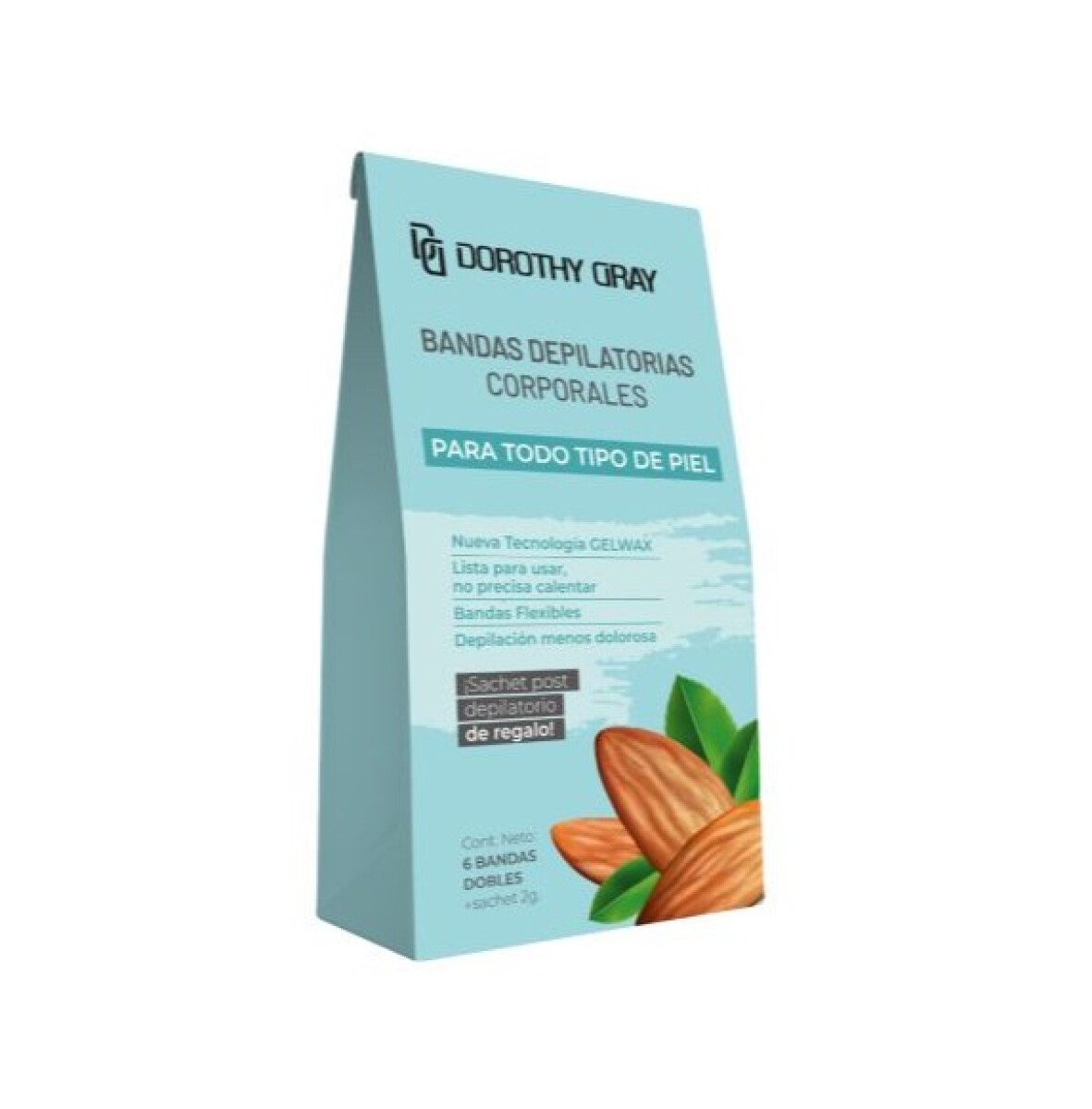 Bandas depilatorias x6 Dorothy Gray - Todo tipo de piel 