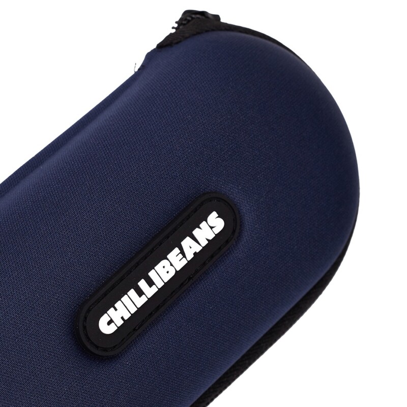 Estuche para lentes con cierre Chilli Beans Azul