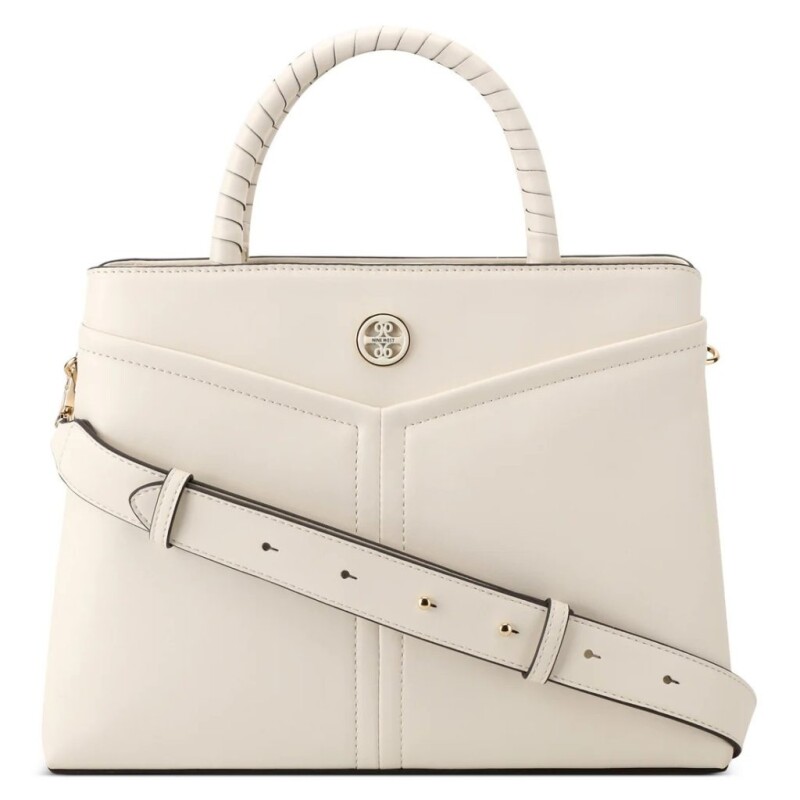 Satchel Handbag Erina 2 Comp Chic Cream