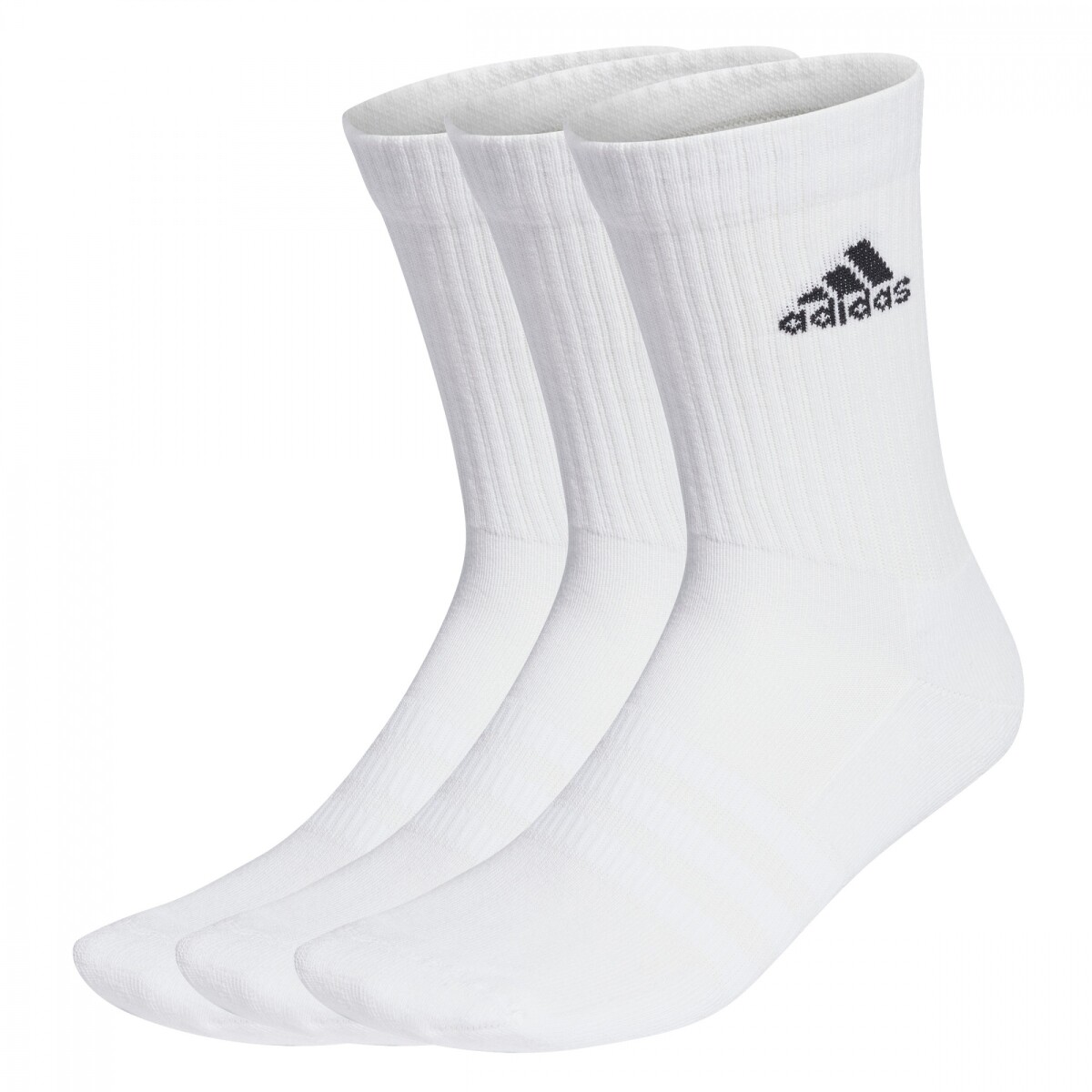 Medias Cushioned 3-Pack Unisex - Blanco 