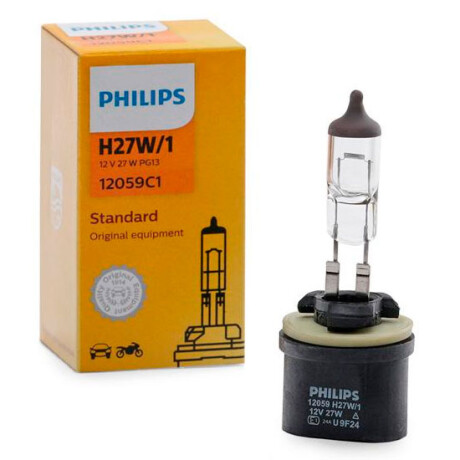 LAMPARA - H27W/1 12V 27W PG13 PHILIPS LAMPARA - H27W/1 12V 27W PG13 PHILIPS