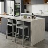 SILLA BAR PLAST GRIS Unica