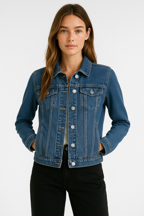 Campera Andra Azul
