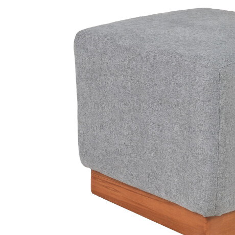 Puff Beta - Tela Microfibra AA-13 (Gris)
