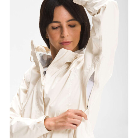 Campera Impermeable Venture mujer Gardenia White