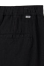 FOSTER PLEATED LINEN SHORT Negro