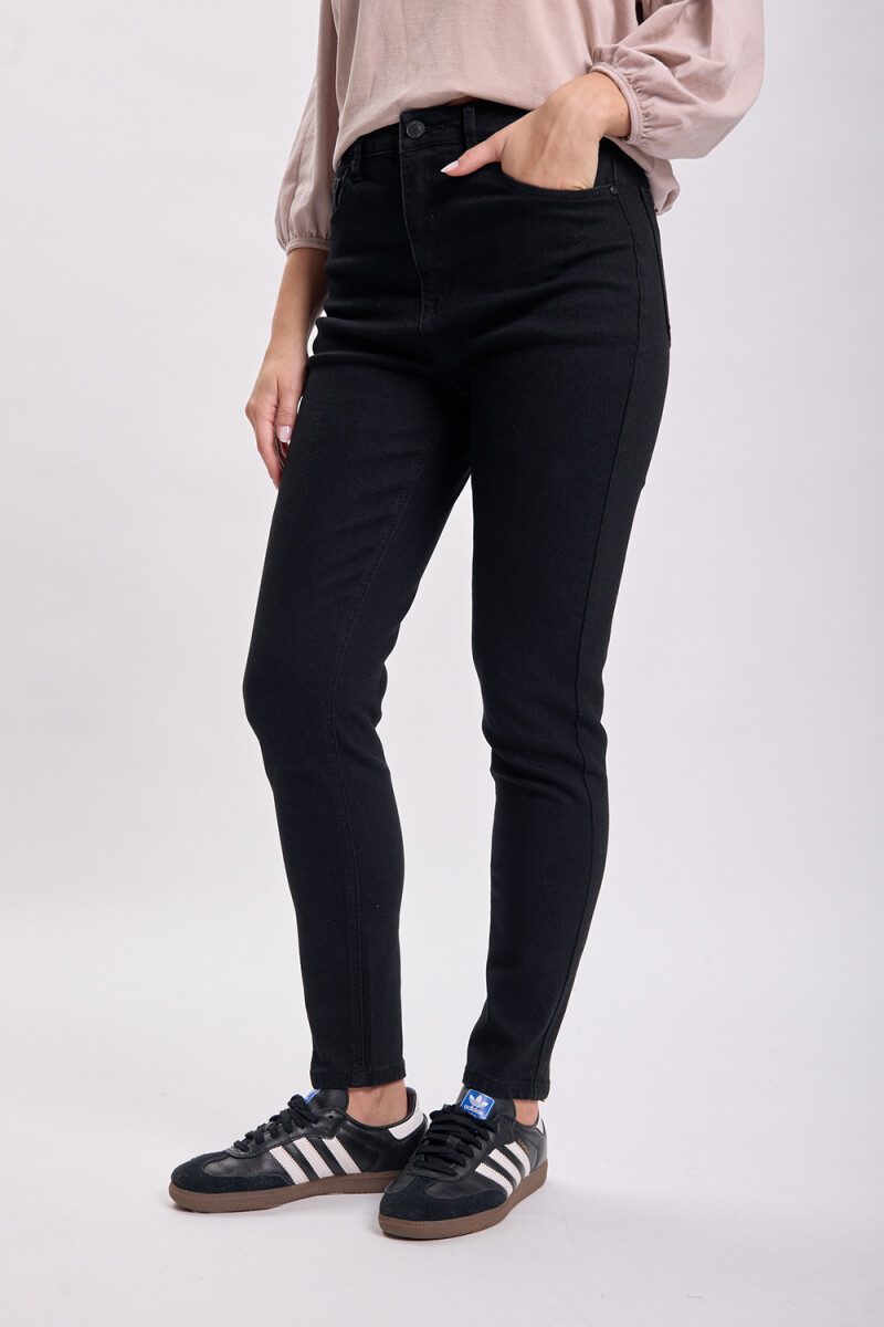 Pantalón jean skinny Negro