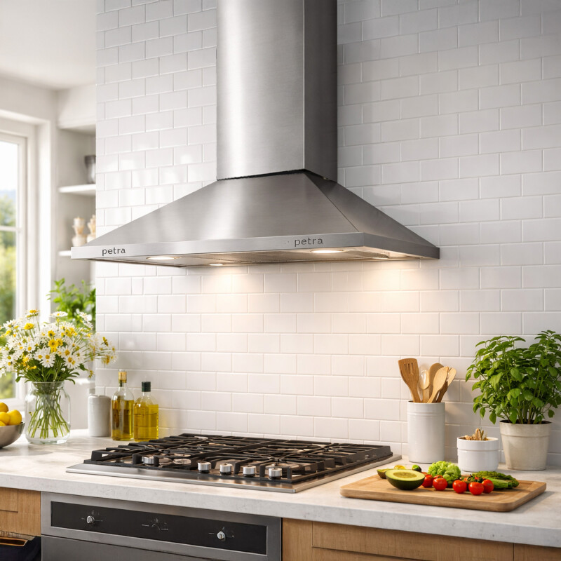 Campana Extractora De Cocina Petra 90cm Premium C/kit Instal Inox Campana Extractora De Cocina Petra 90cm Premium C/kit Instal Inox