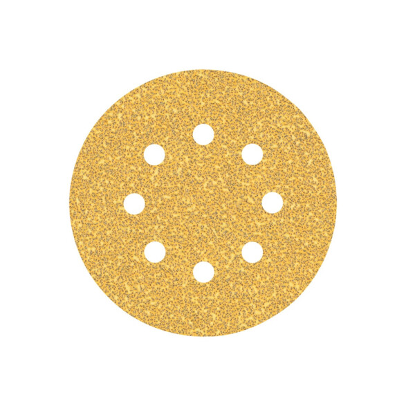 Lija con velcro 125mm grano 180 madera/metal BS4426