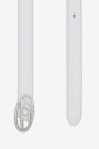 CINTURON D LOGO B-1DR CON STRA Blanco