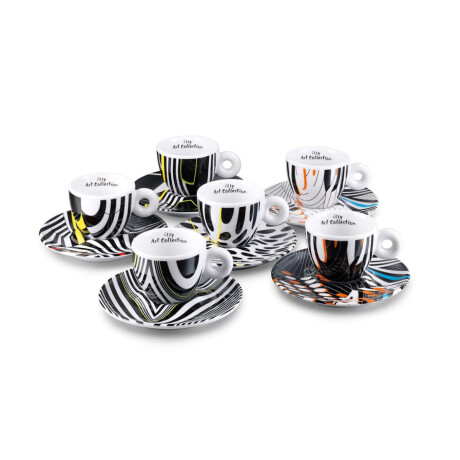 Set De 6 Tazas Para Espresso Rehberger Illy Art Collection