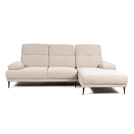 Rinconera Allegra- Tela Microfibra - Chaise Derecho 6686-4 Beige