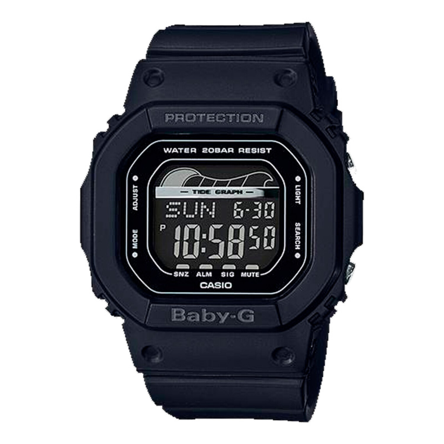 Reloj baby g negro shop
