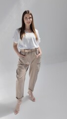 Pantalón Baggy Ignacia Beige