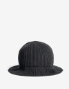 Sombreros Punto Liso Piluso Tejido - Negro