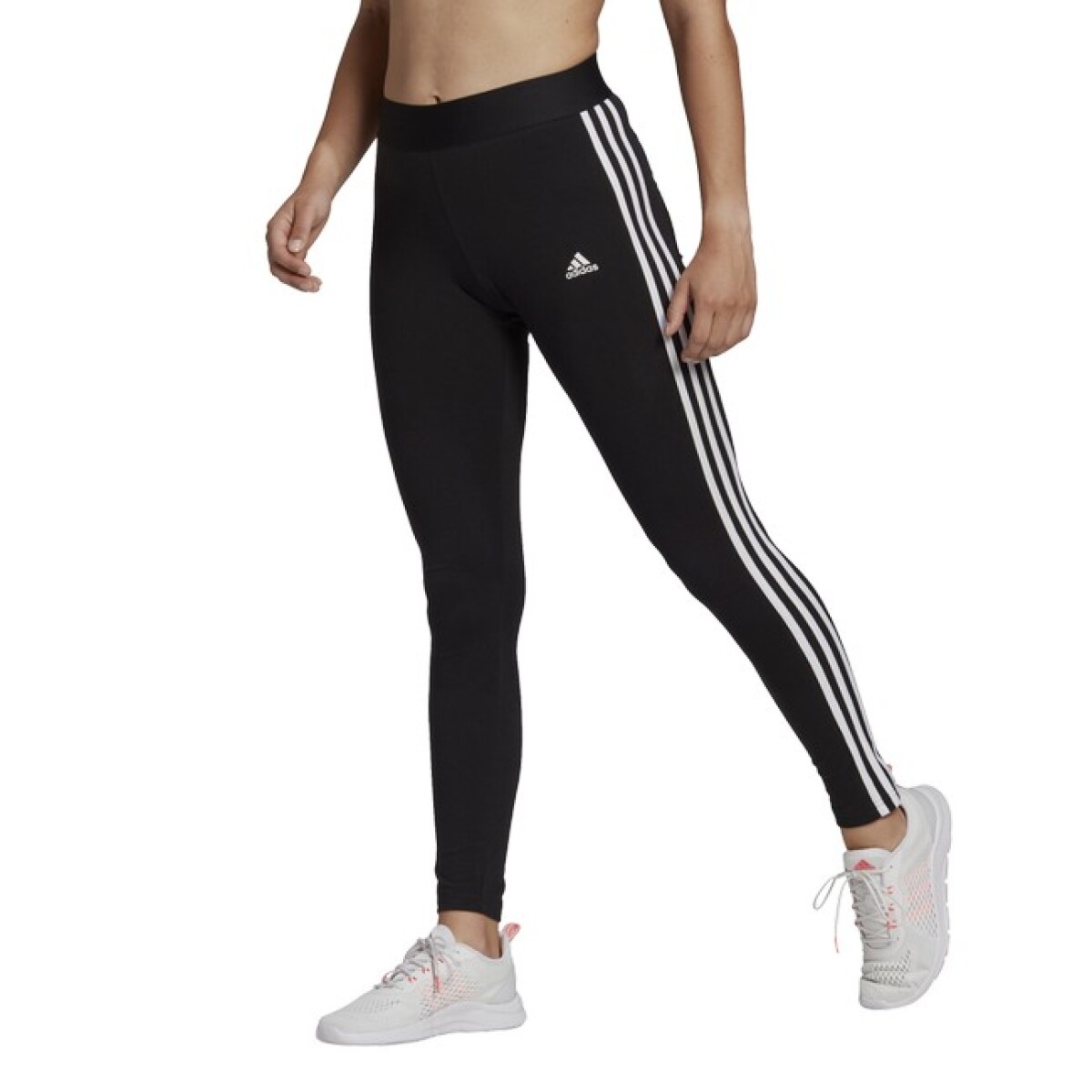 Calza Adidas de Mujer - GL0723 - Negro-blanco 