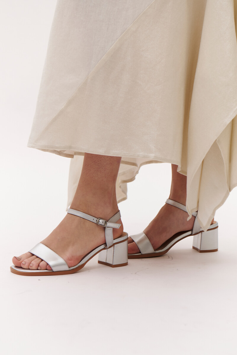 Sandalia Vinca Plateado