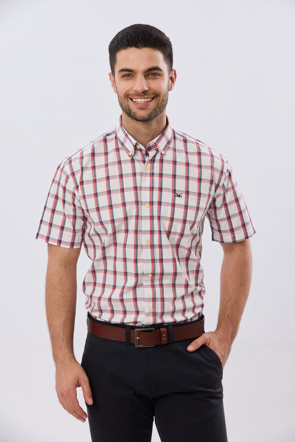 CAMISA CUADROS Rojo