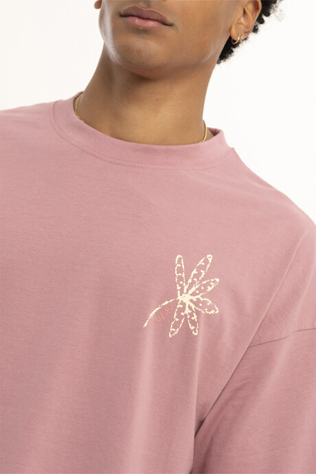 Remera Pulau Flowers Rosa