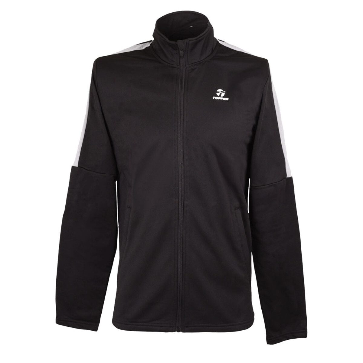 CAMPERA MEN TRNG TEAM gris castle - NEGRO 