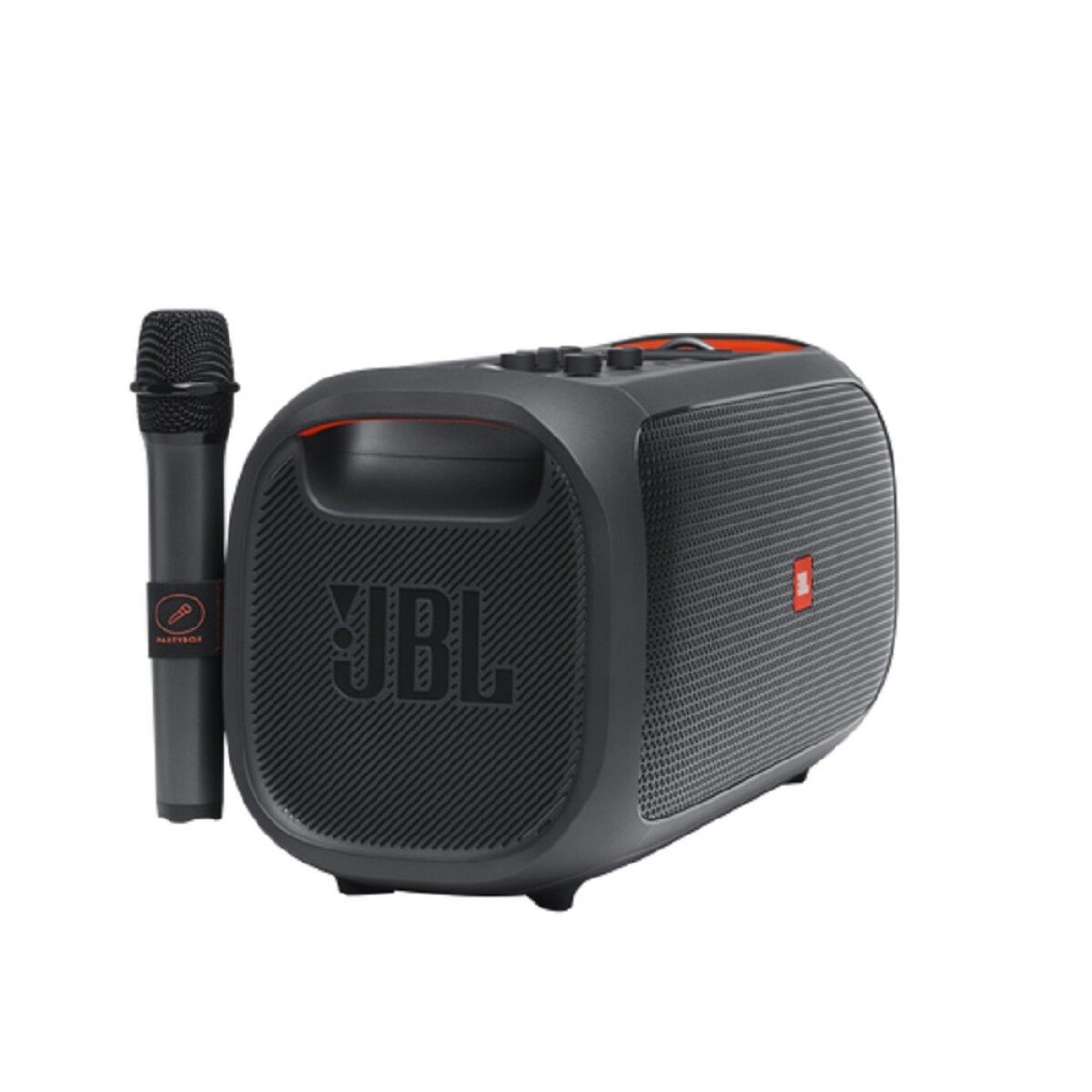 Jbl partybox on the go parlante bt + microfono Negro