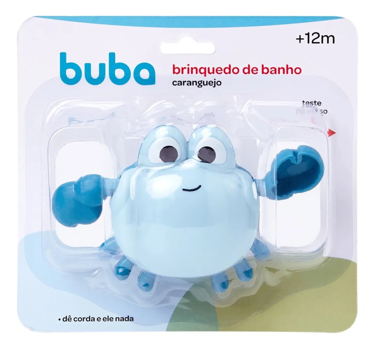 Juego de baño cangrejo nadador BUBA - celeste 