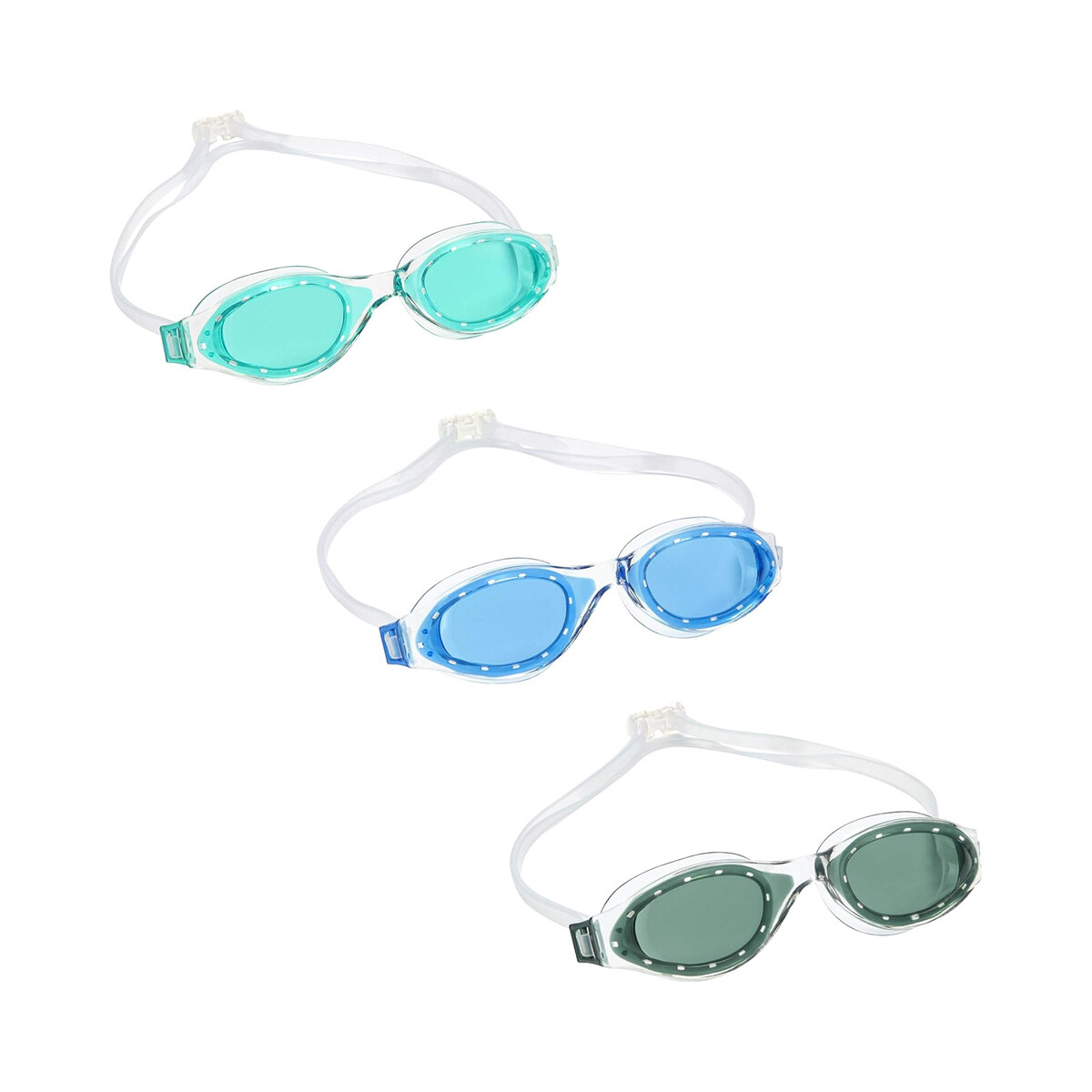 Lentes Natación Bestway Protección UV Colores Surtidos + 14 Años 