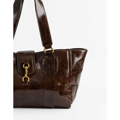 Cartera Baguette Marron Chocolate