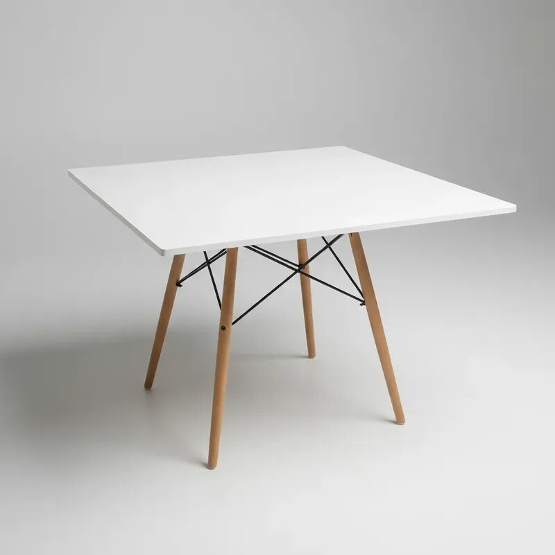 Mesa Cuadrada Modelo Eames - Color Blanca Mesa Cuadrada Modelo Eames - Color Blanca