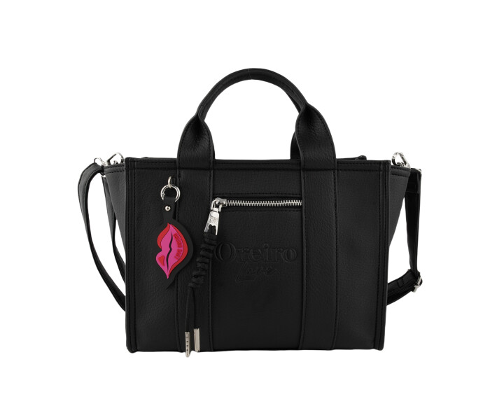 Cartera Las Oreiro Love Negro