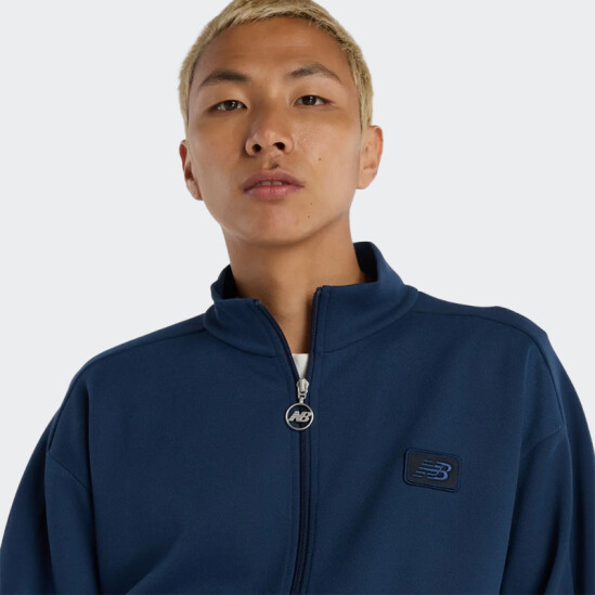 Campera New Balance Post Season Pique Track Azul