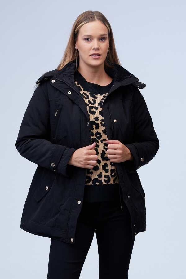 Gabardina Impermeable NEGRO