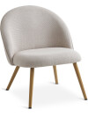 Sillón THORUP 1 cuerpo tela beige/color roble Sillón THORUP 1 cuerpo tela beige/color roble