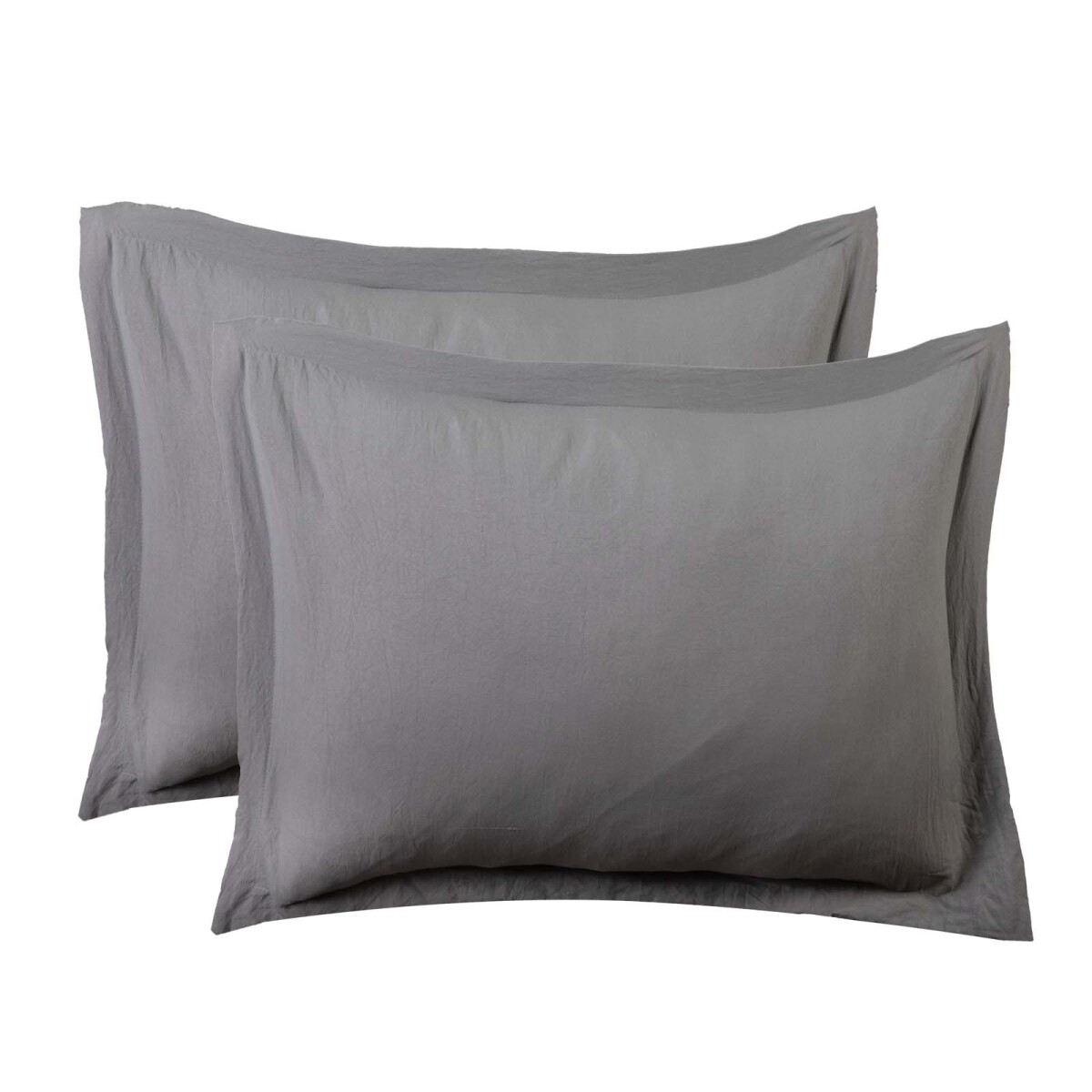 SET FUNDAS ALMOHADA - POLIESTER VERDE PREWASHED 