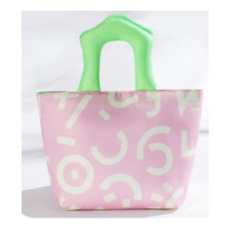 BOLSA TÉRMICA CARTOON COLORIDA PARA ALMUERZO (ROSA) BOLSA TÉRMICA CARTOON COLORIDA PARA ALMUERZO (ROSA)