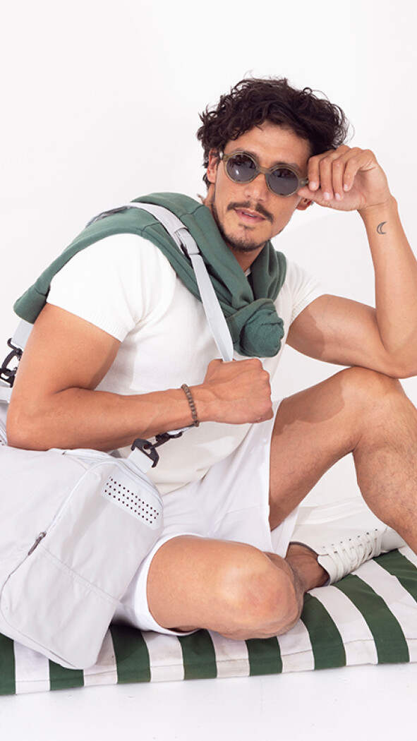 BOLSO DEPORTIVO FOX NEWS CEMENTO