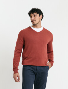 470313 SWEATER V HARRINGTON URBAN Naraja Melange