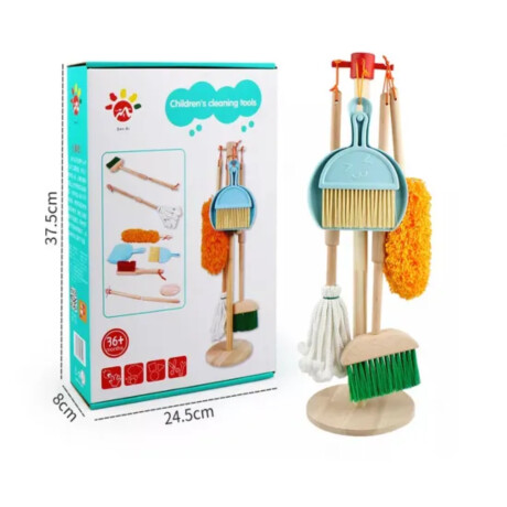 Juego Infantil de Limpieza Madera