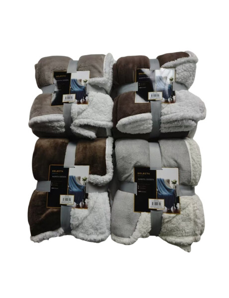 MANTA REVERSIBLE FLANNEL/SHERPA 150X200CM SURTIDO MANTA REVERSIBLE FLANNEL/SHERPA 150X200CM SURTIDO
