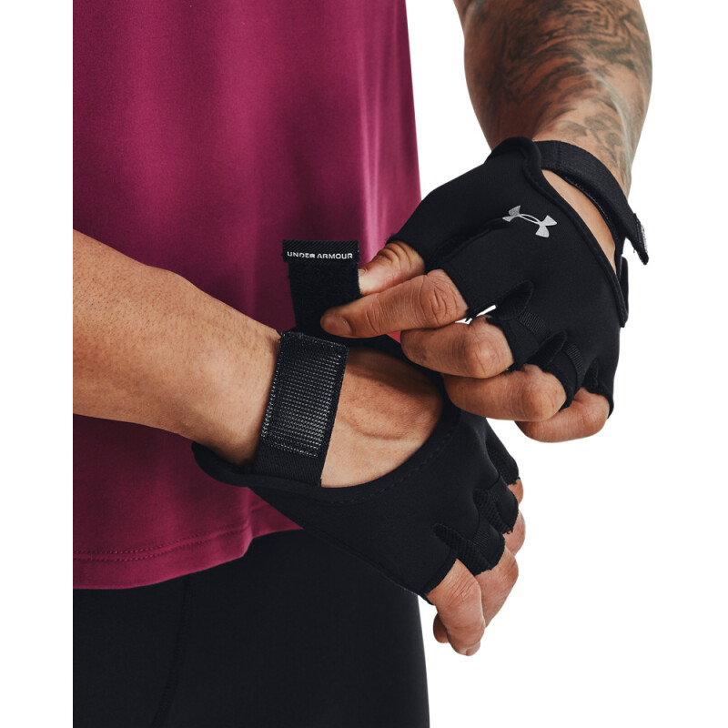 UA Women's Training Glove-PNK BLK-001
