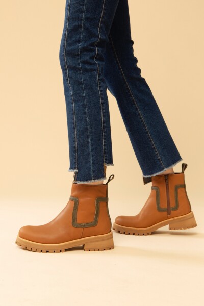 BOTA ROCA FW23 Camel Y Verd