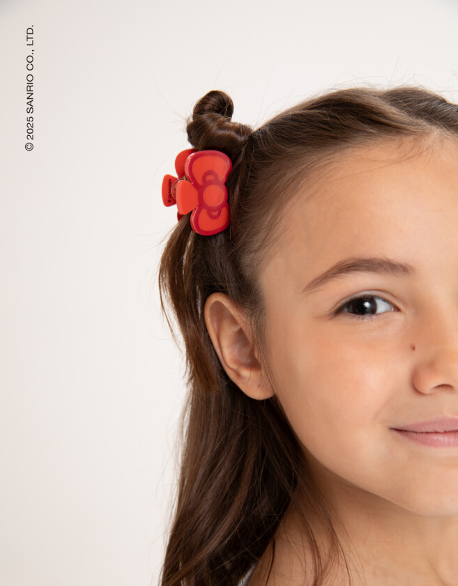 Hebillas Infantiles Licencias Set De Broches "hello Kitty" - Combinacion Multicolor