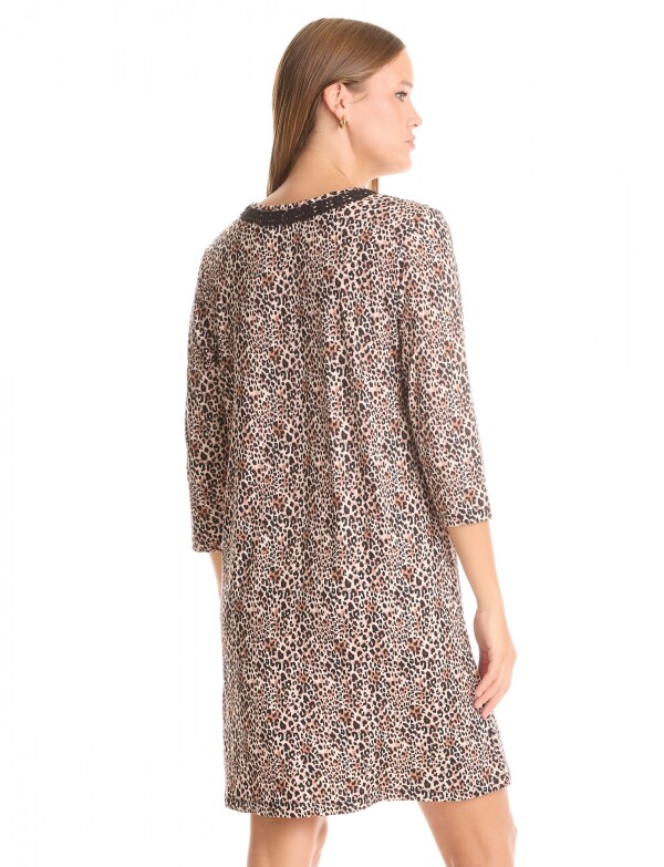 Camison Detalle Crochet TOSTADO/MULTI